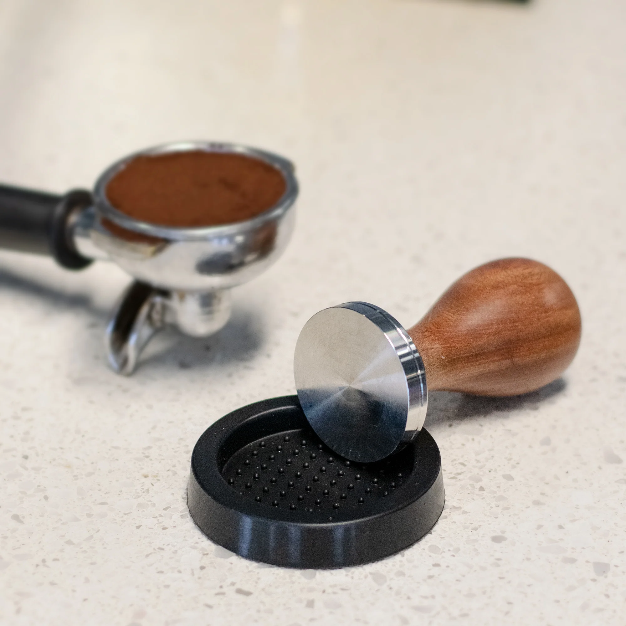 Carbatec Black Mat for Coffee Tamper - Image 2