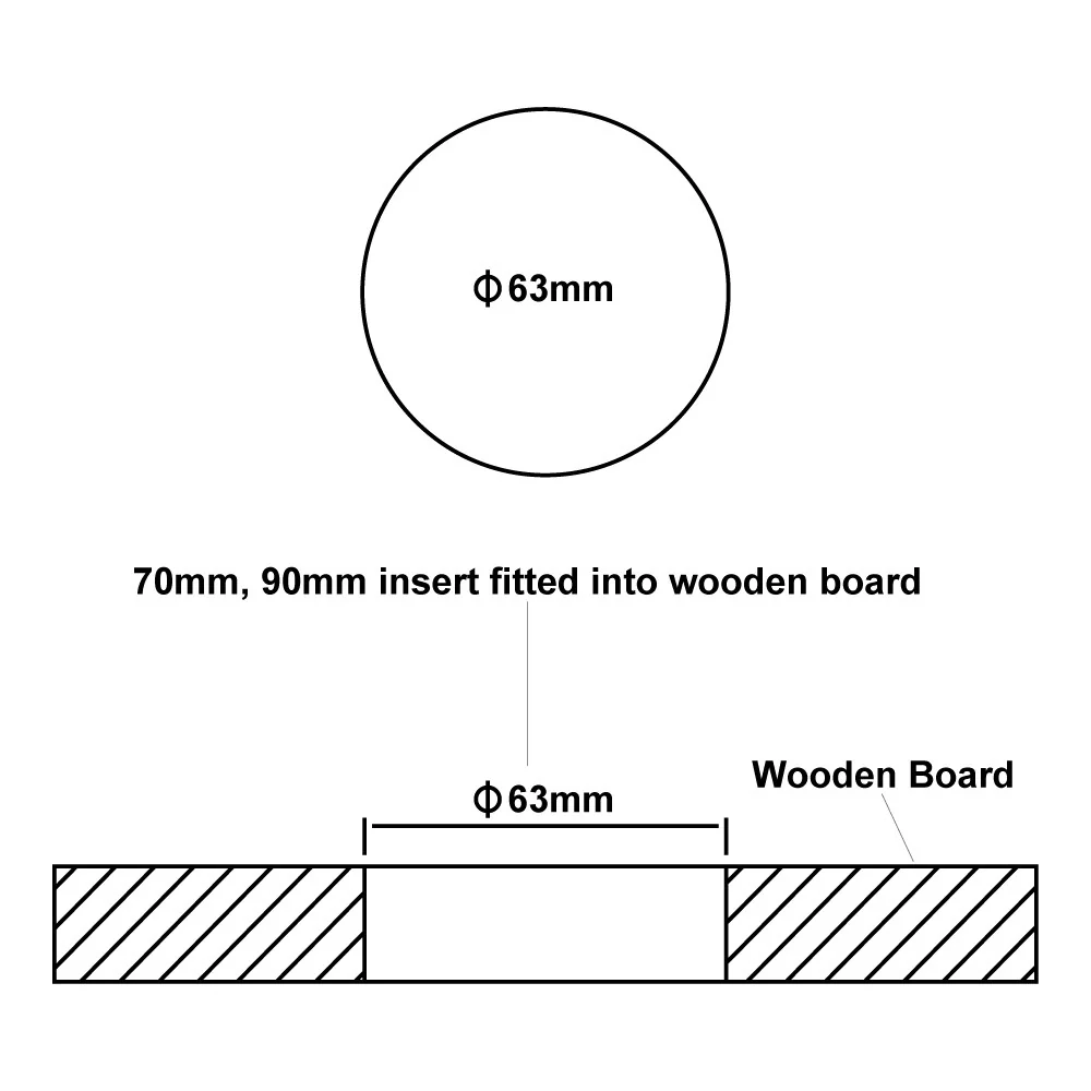 Carbatec 70mm Barometer Insert - Image 2
