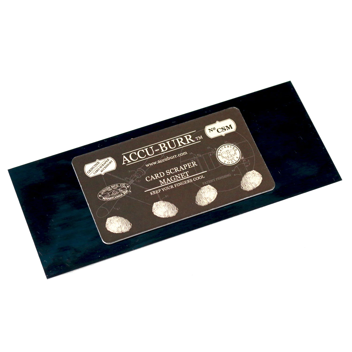 AAA ACCU-BURR™ Blue-Steel Card Scraper with Flux-Cool Magnet - Image 4