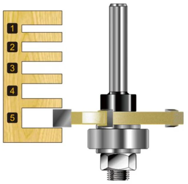 Arden Slot Cutter - 3.2mm 1/2" Shank - Image 2