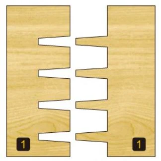 Arden Finger Joint Bit - 34.9mm Diameter 1/2" Shank - Image 2