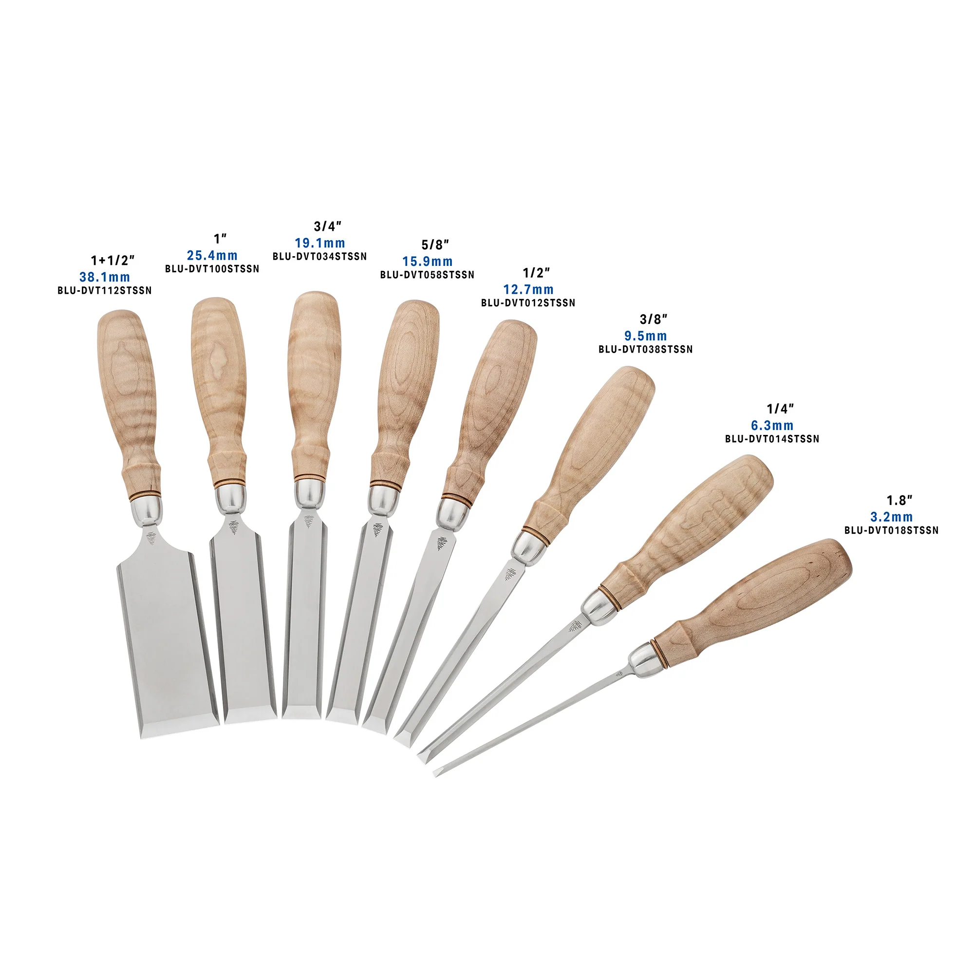 Blue Spruce Dovetail Chisel 1+1/2" 38.1mm - Image 3