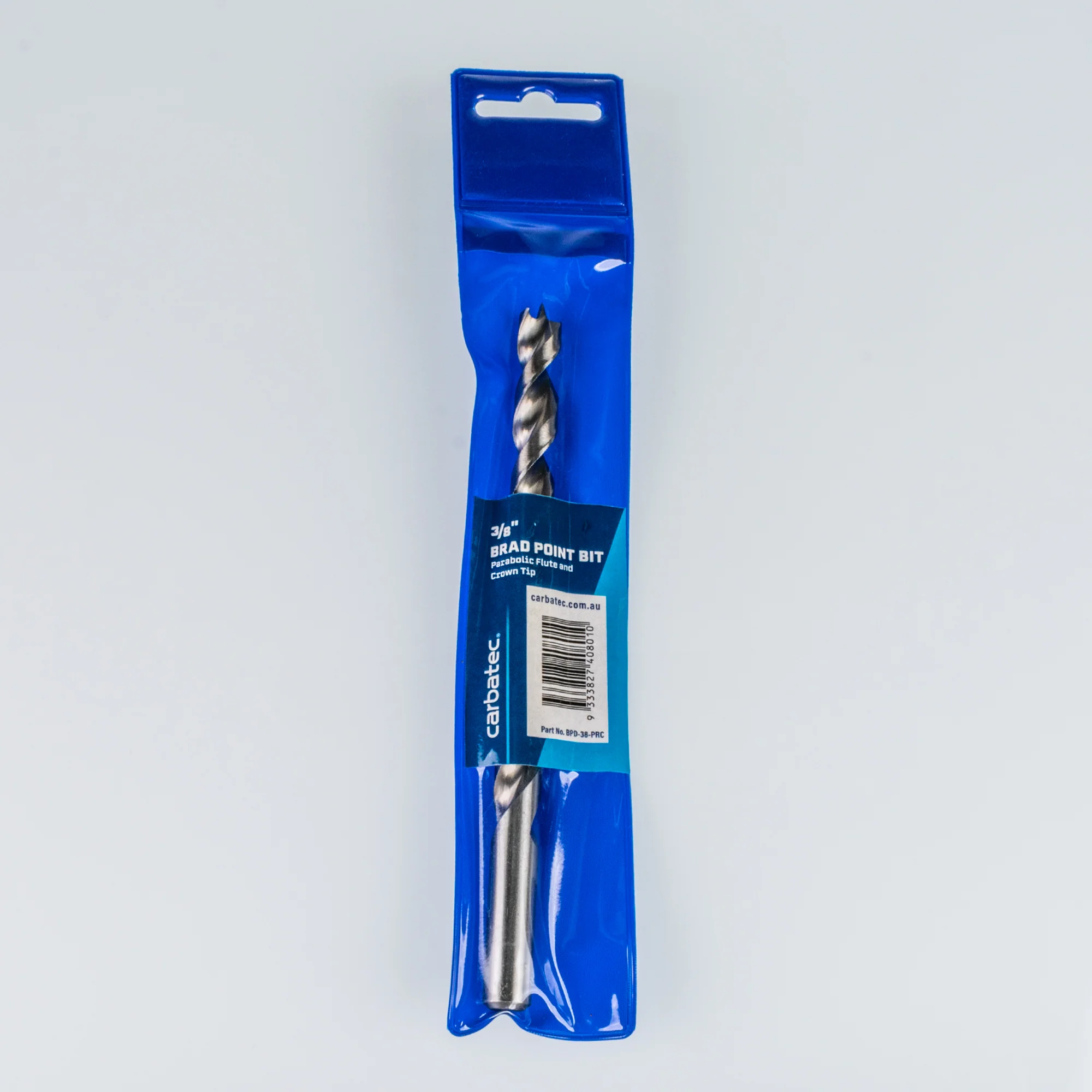 Carbatec Long Series Brad Point Bit - 3/8" - HSS - Image 2