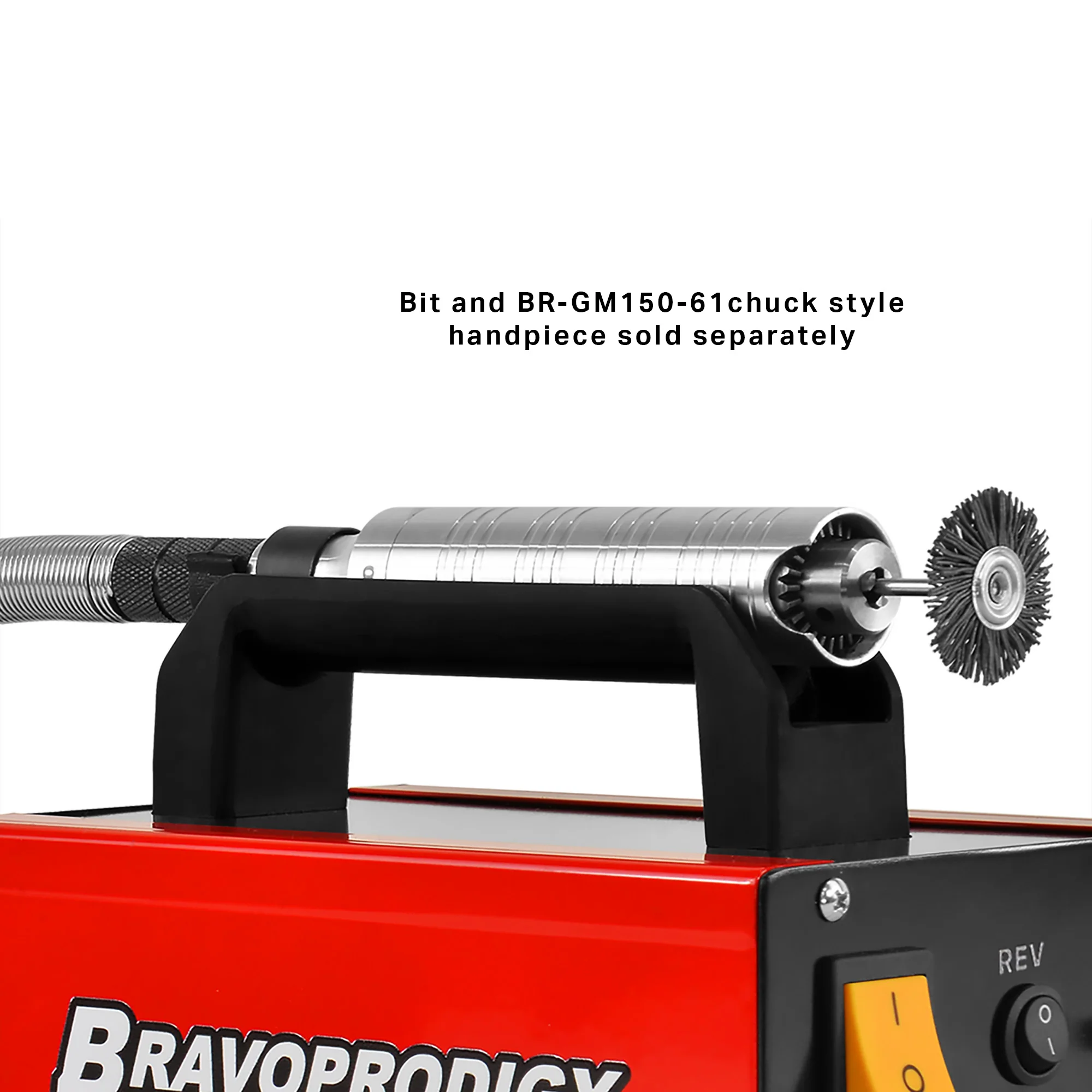 Bravoprodigy Flexible Shaft Grinder with Collet Style Handpiece - Image 5