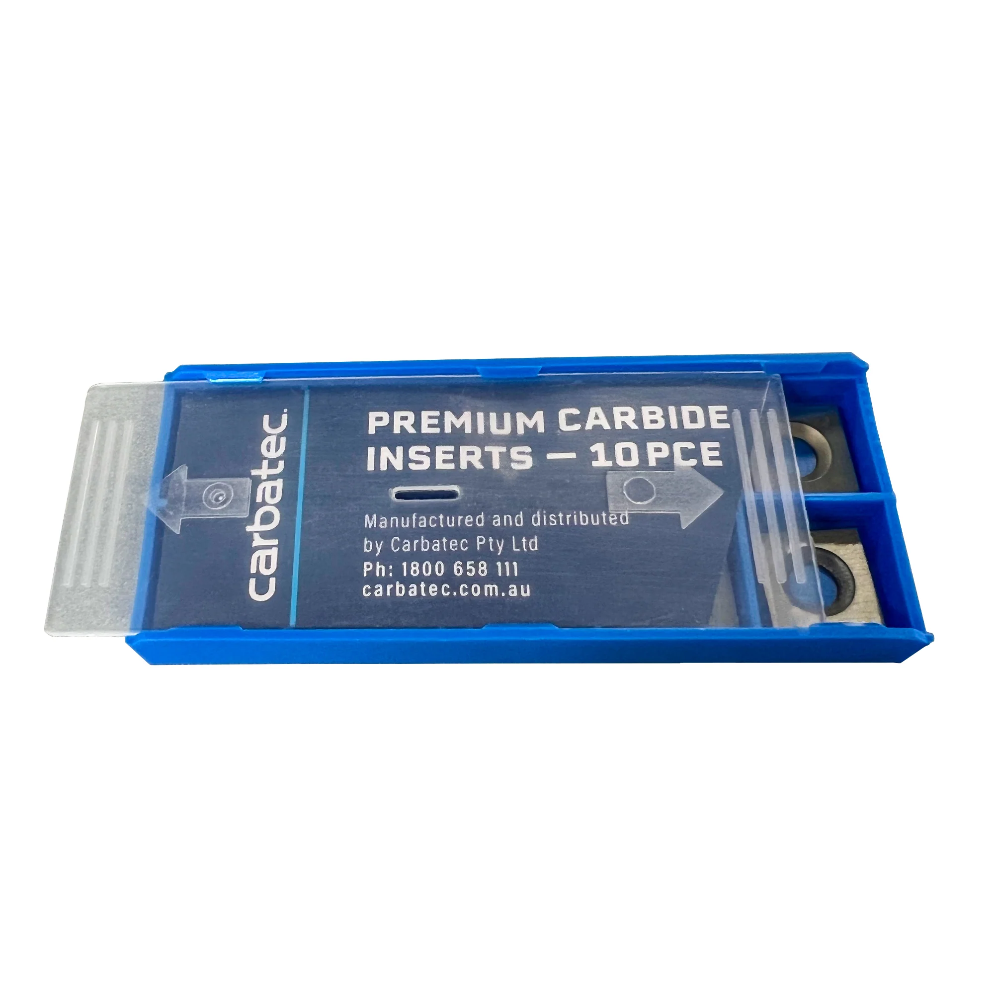 Carbatec Premium Carbide Inserts 15x2.5mm - 150mm radius - Pk10
