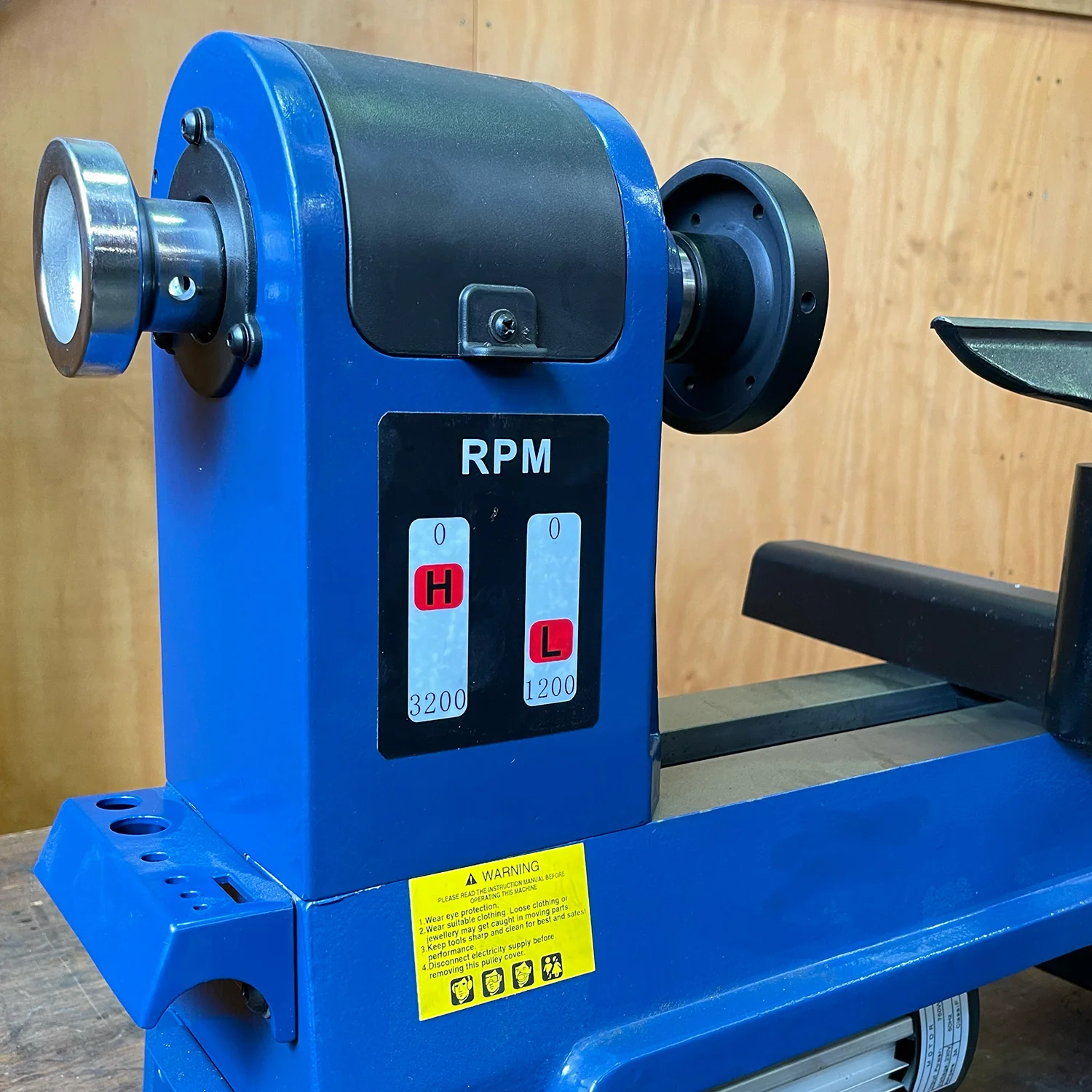 Carbatec Deluxe Electronic Variable Speed Midi Lathe - Image 5