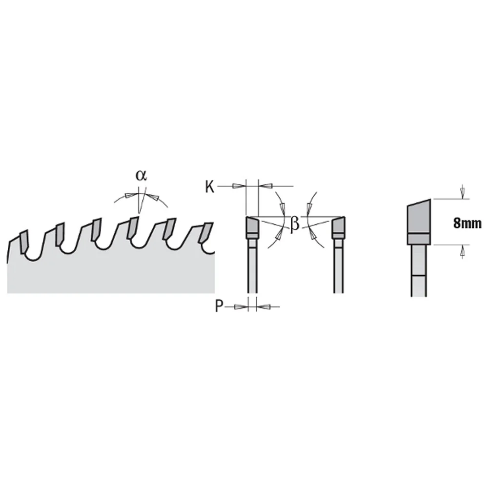 CMT Industrial Low Noise and Chrome Coated Blade - 300mm - 72 Tooth - Image 2