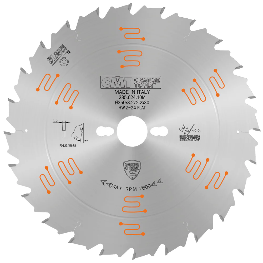 CMT Ripping Blade - 10” (250mm) - 24 Tooth - Image 2