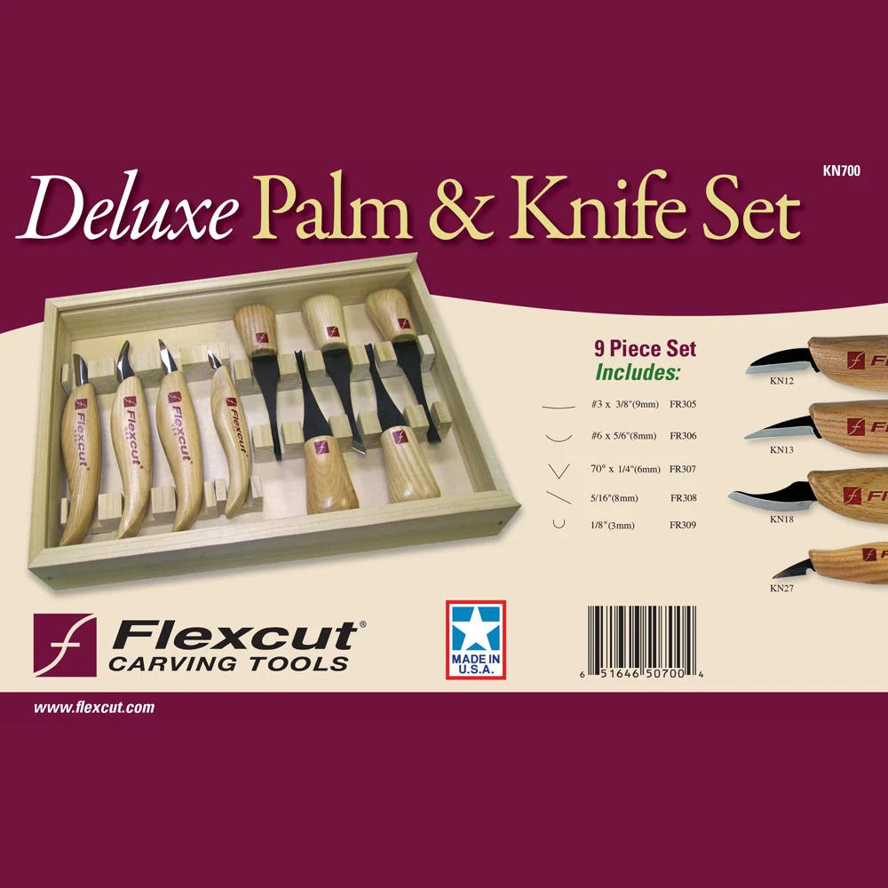 Flexcut Deluxe Palm & Knife Set - Image 2