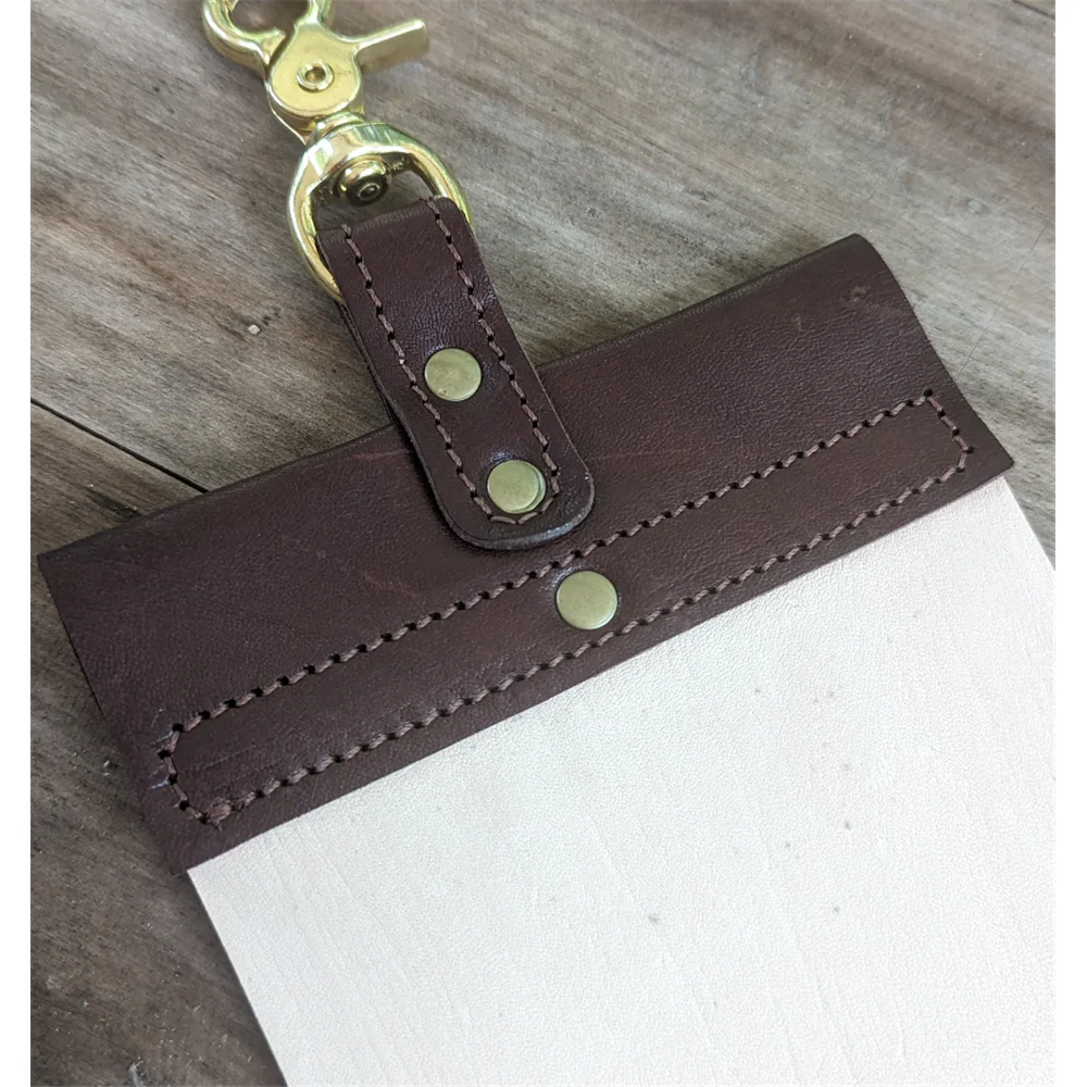 En Mina Kangaroo Tail Leather Hanging Strop - Image 4