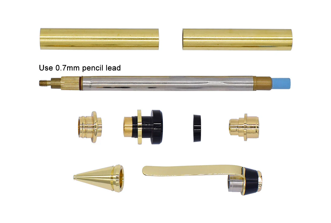 Carbatec Cigar Pencil Kits with Gold Finish - Image 2