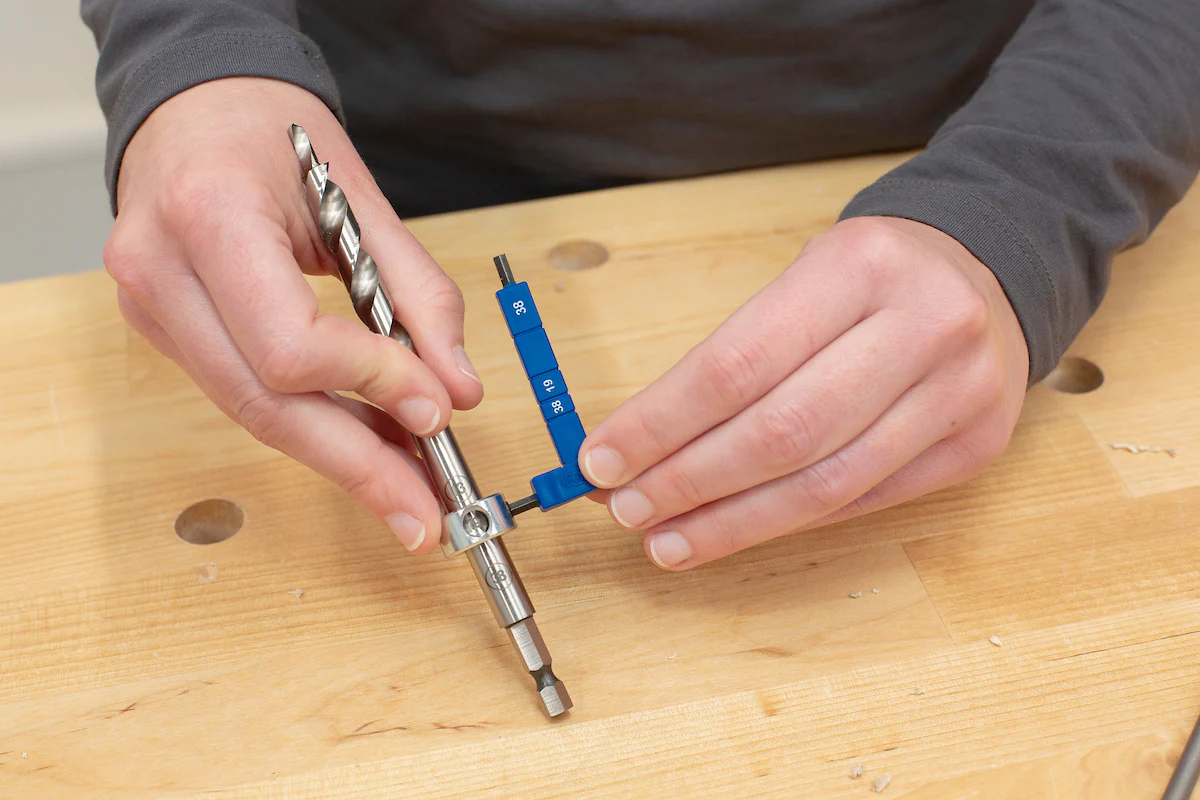 Kreg Easy-Set Drill Bit with Stop Collar and Gauge/Hex Wrench - Image 2