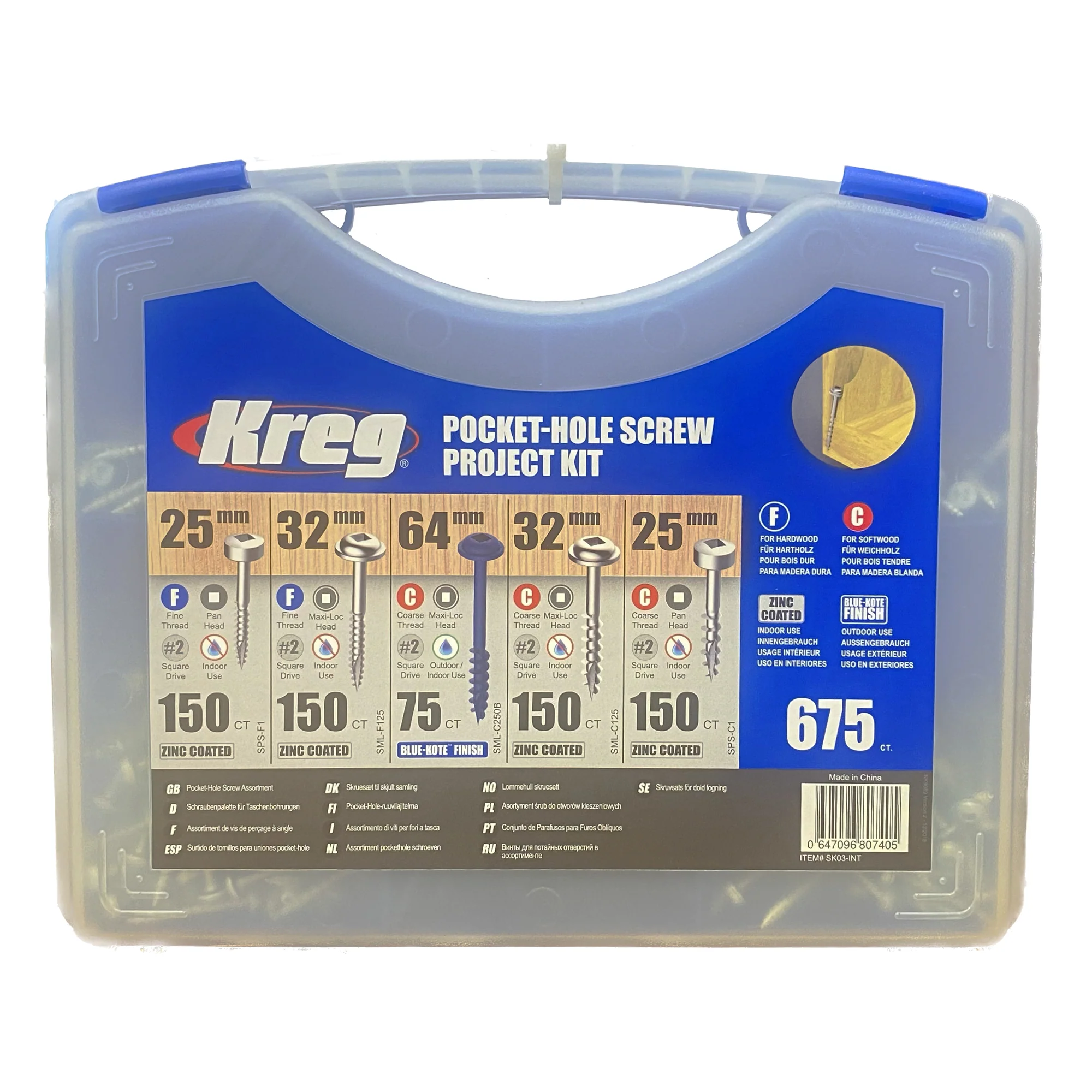 Kreg Pocket Hole Wood Screw Kit - Image 3