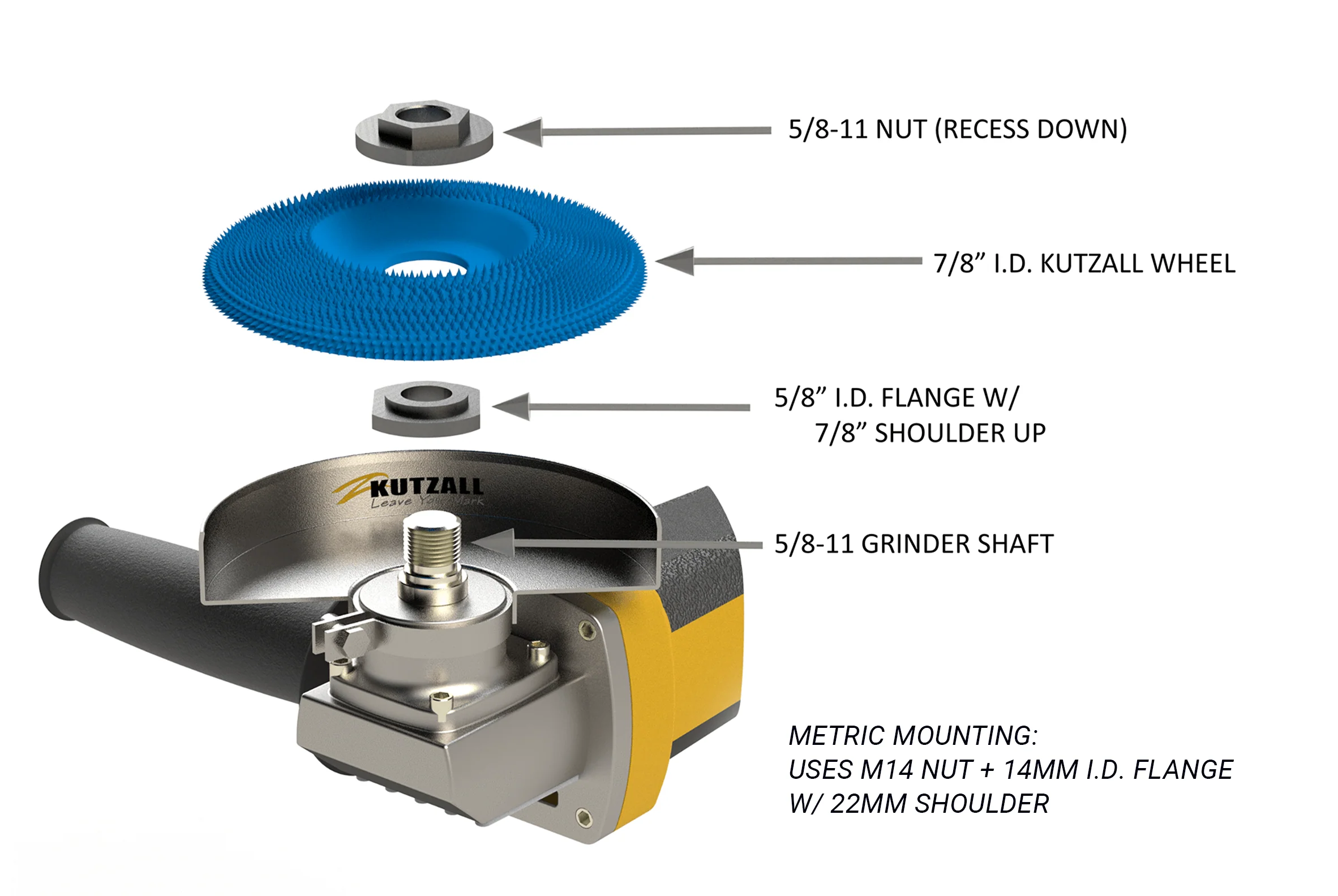 Kutzall 4-1/2" Shaping Disc - Extreme, Medium - Image 7