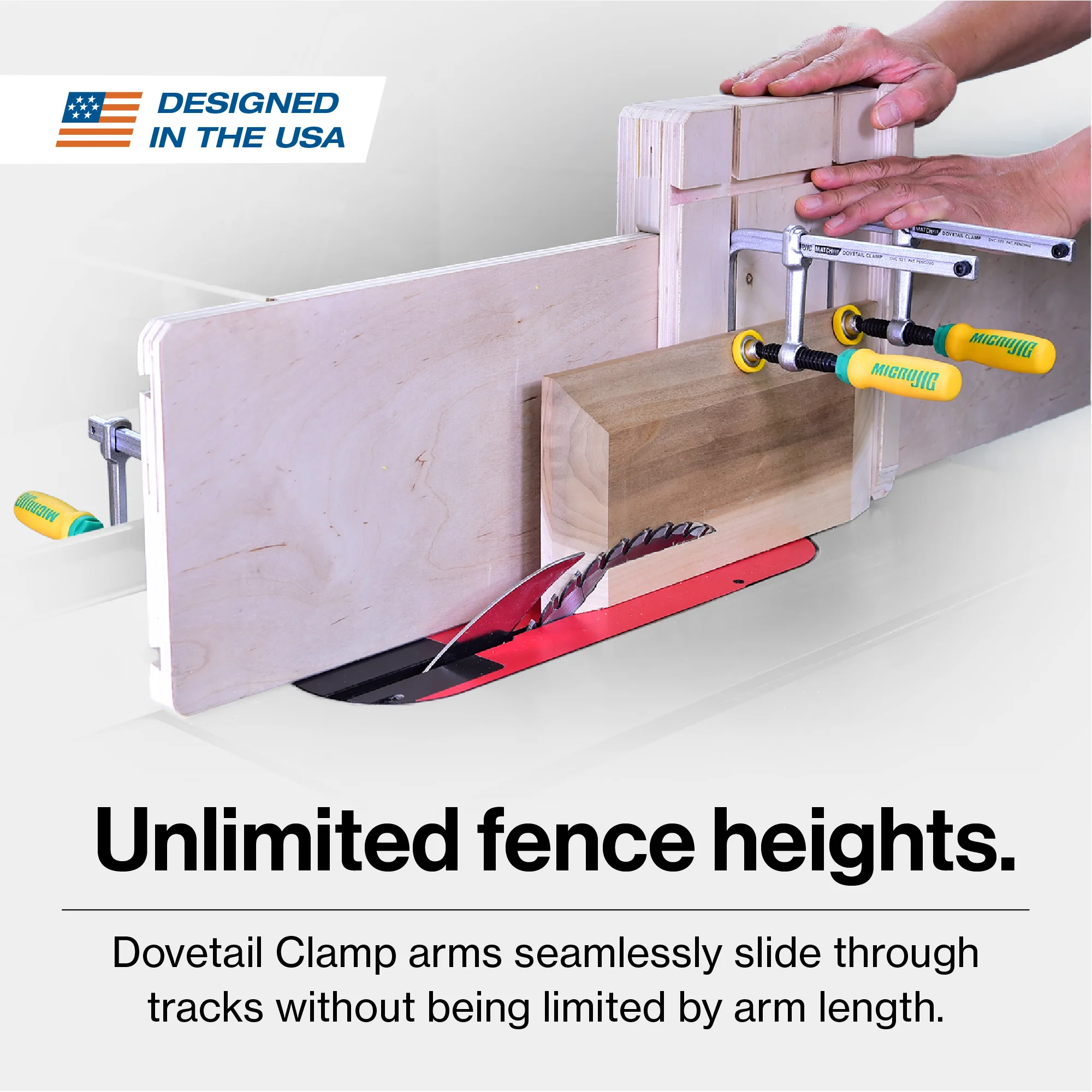 Microjig Matchfit dovetail clamp - 2 Pack - Image 13