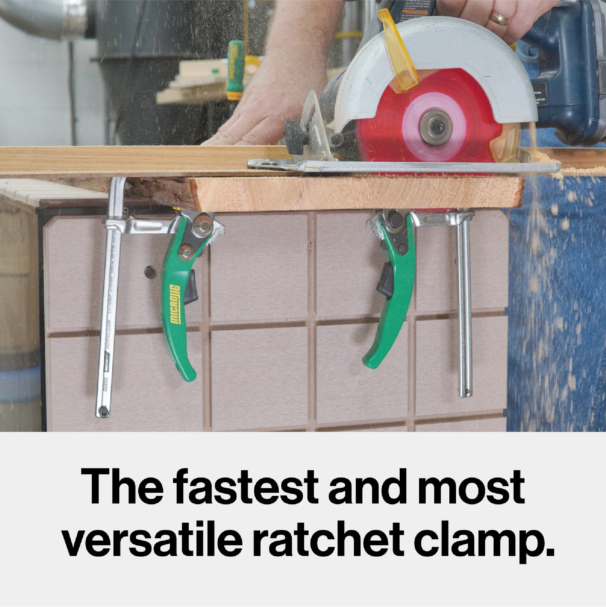 Microjig Matchfit dovetail ratchet clamp - Image 5