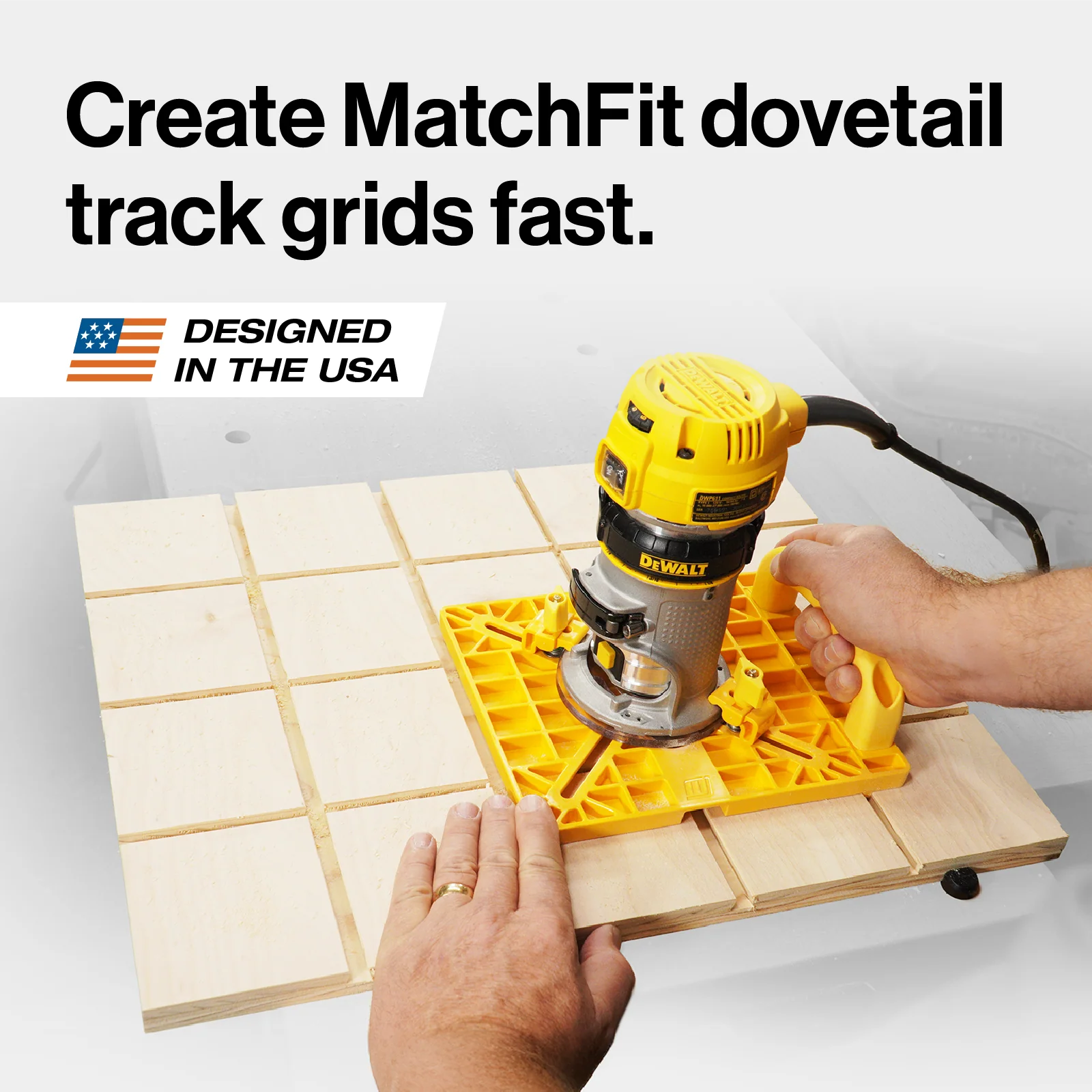 Microjig Matchfit grid routing guide kit with bits - Image 3