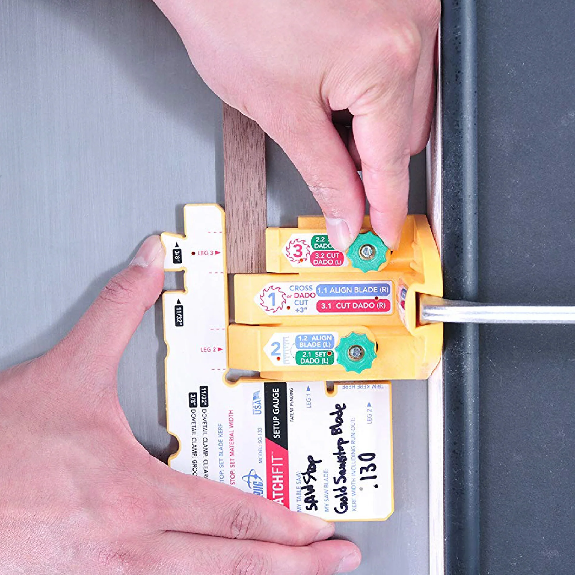 Microjig Matchfit setup gauge - Image 4