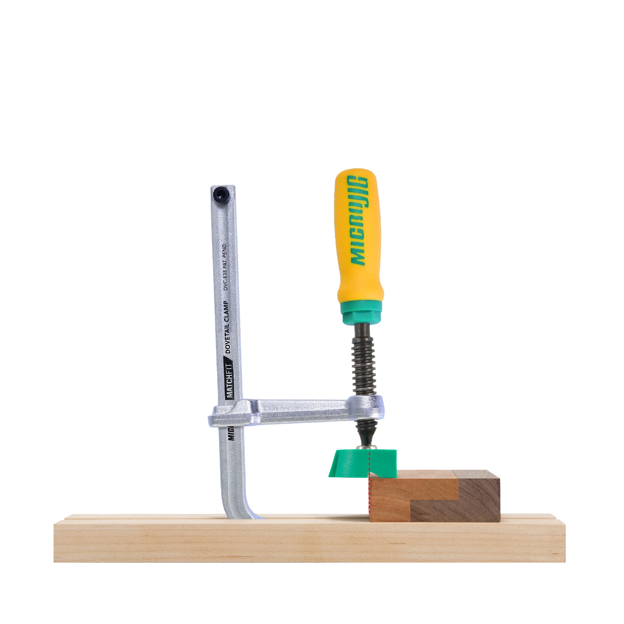 Microjig Microjig X-pad clamping heads to suit Matchfit dovetail clamps DVC538K2 - Image 5