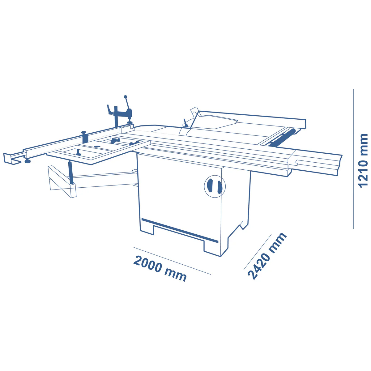 SCM SC2C Sliding Table Saw - Three phase - Image 8