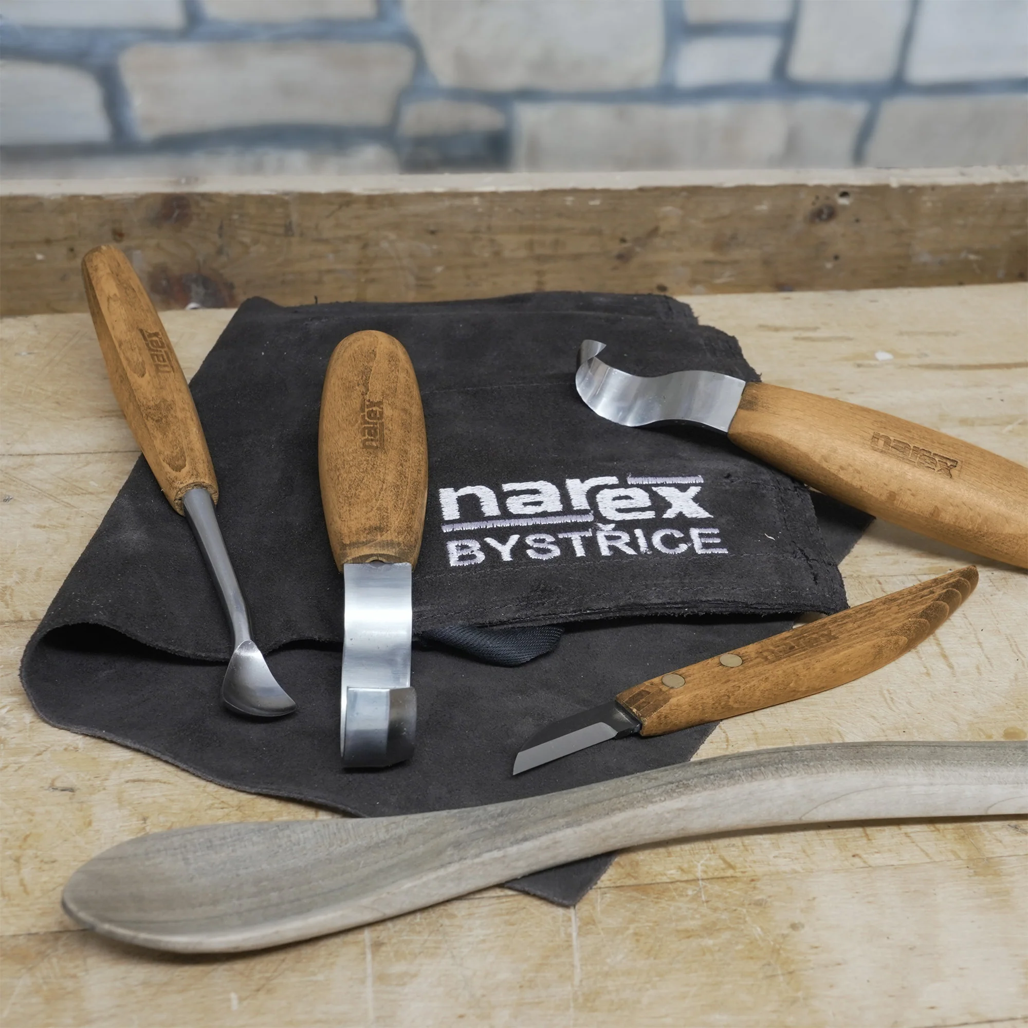 Narex Spoon Carving Set 4Pce - Image 5