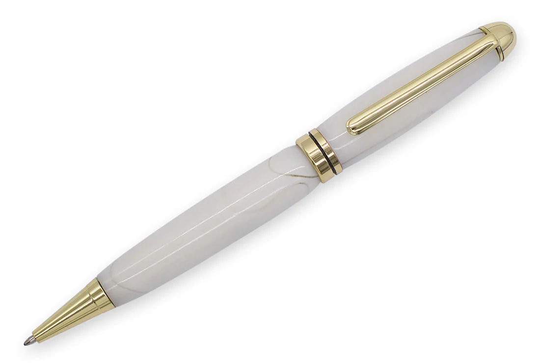 Carbatec Ball Point Pen Parts Gold Finish - 5 Pack - 24kt gold plating - Image 2