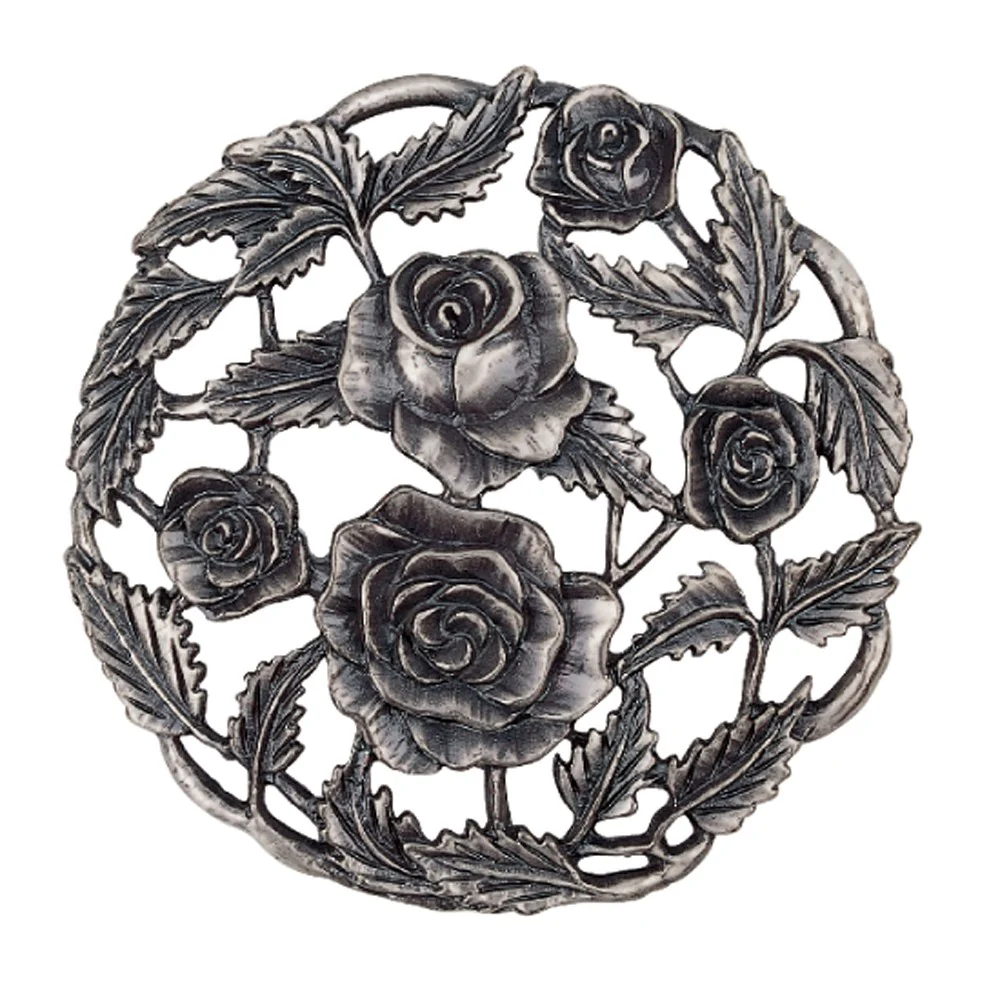 Carbatec Pewter Potpourri Lid - Roses