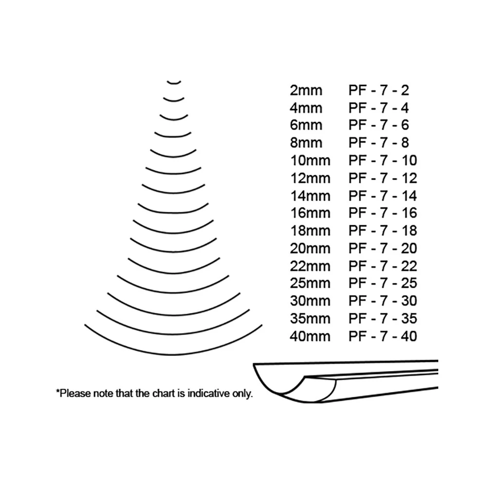 Pfeil Straight Gouge Chisel - 6mm - #7 - Image 2