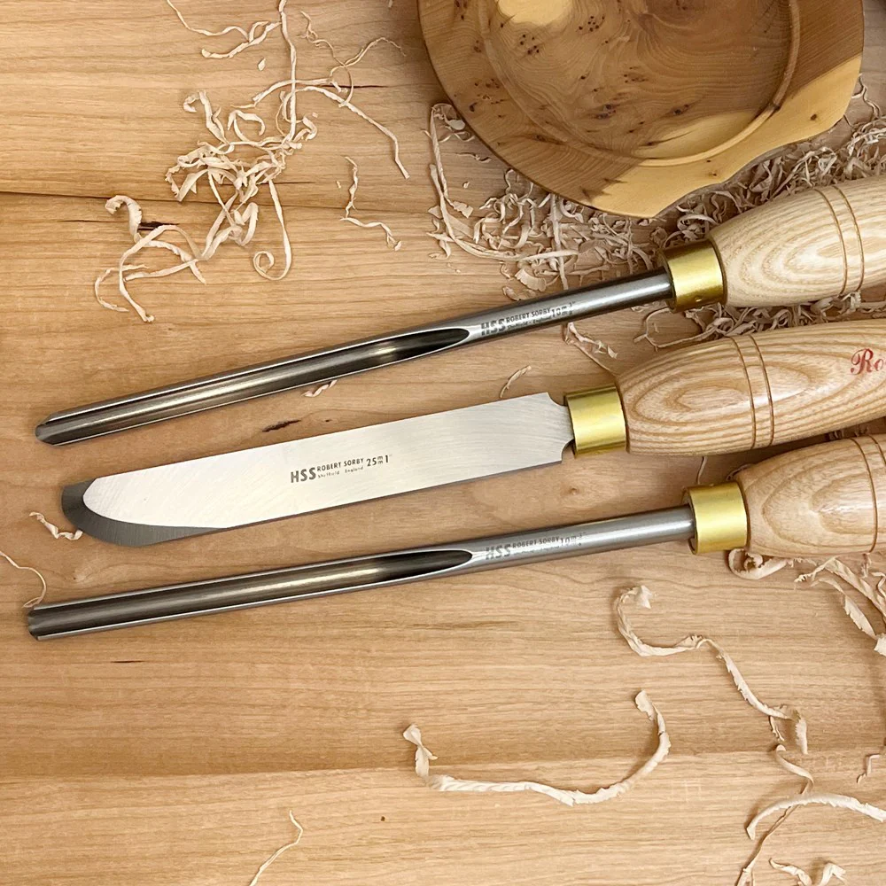 Robert Sorby 84HS Bowl Turning Set of 3 (3/8") - Image 4