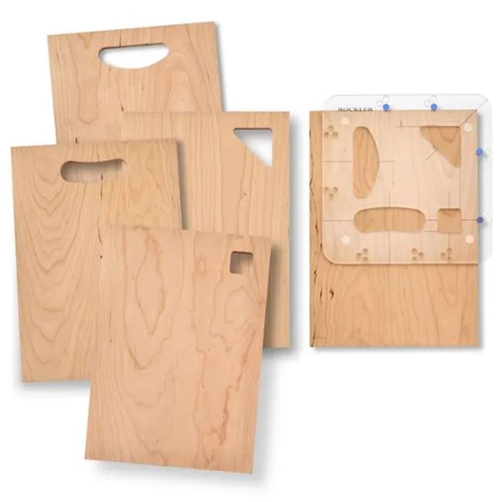 Rockler 4-in-1 Cutting Board Handle Routing Template - Image 2