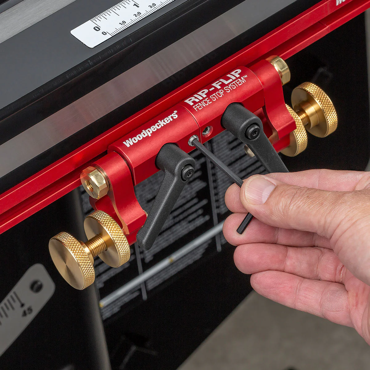 Woodpeckers RIP-FLIP Flip Stop Single RF-FS suits SawStop system - Image 6
