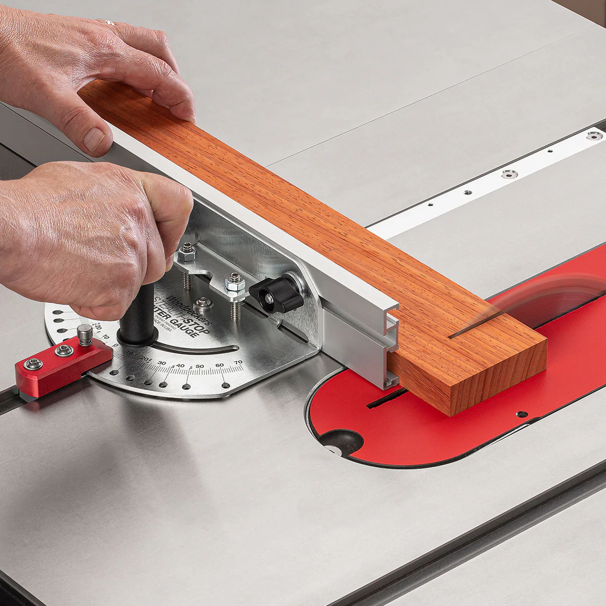 Woodpeckers StealthStop Mitre Gauge with Fence and Stop SSMG - Image 2